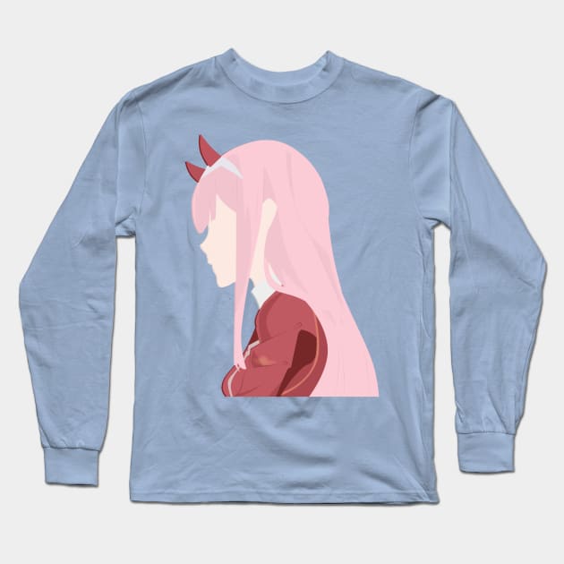 Darling in the Franxx//Zero Two Long Sleeve T-Shirt by UberGhibli